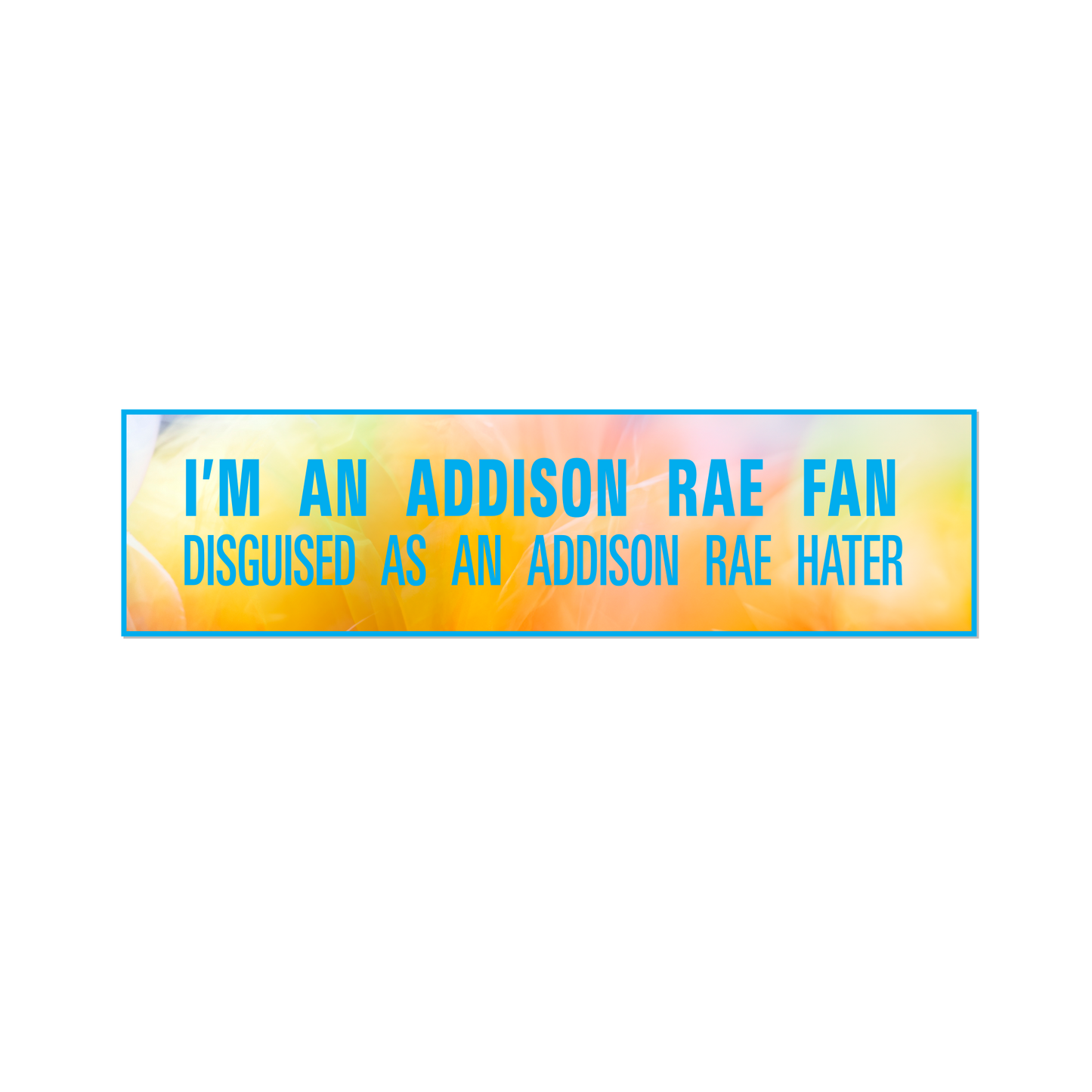 Disguised Bumper Sticker